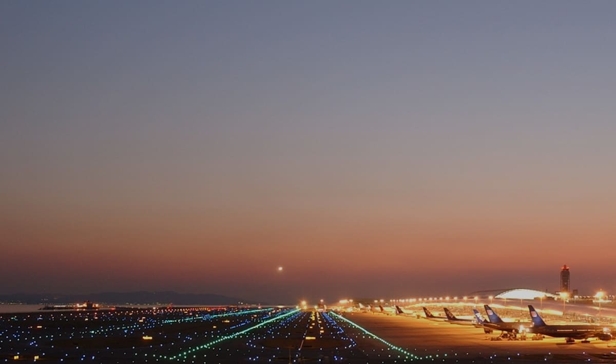 Kansai International Airport Observation Hall Sky View