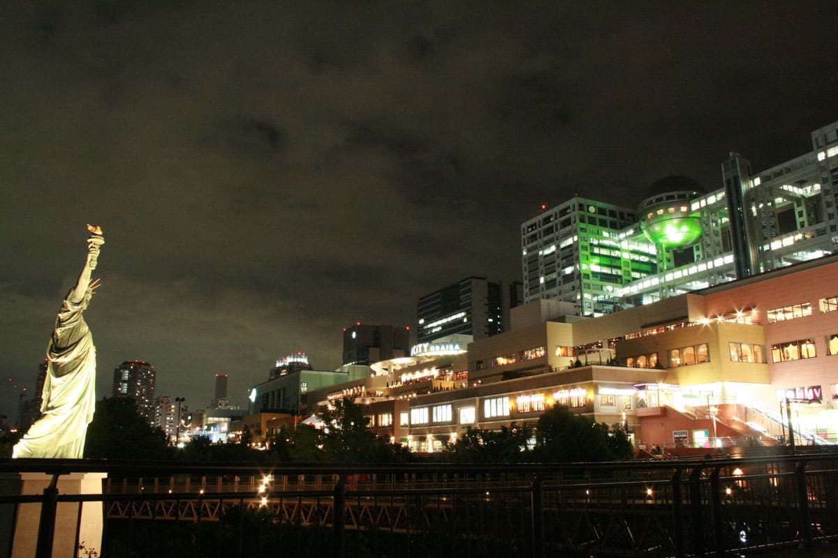 The Statue of Liberty in Odaiba